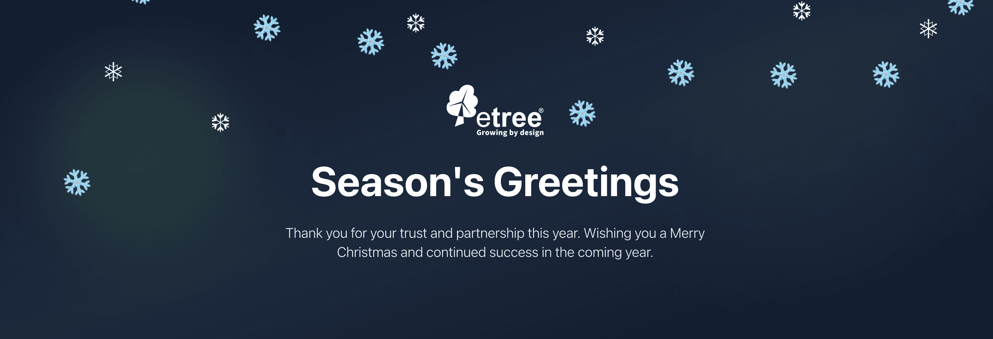Season’s Greetings from Etree Productions Limited